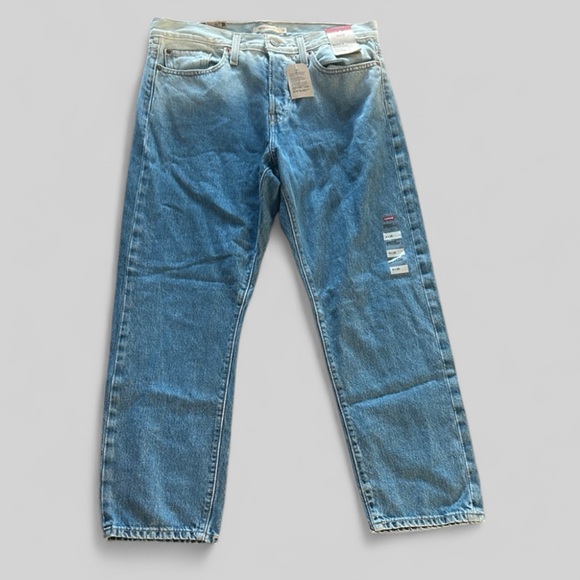 Levi's New Wedgie straight high rise hombre ladies jeans size 31 waist hippie - Picture 1 of 12